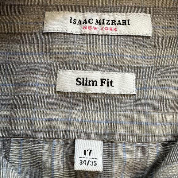 ISAAC MIZRAHL Men’s Dress Shirt - Picture 5 of 9